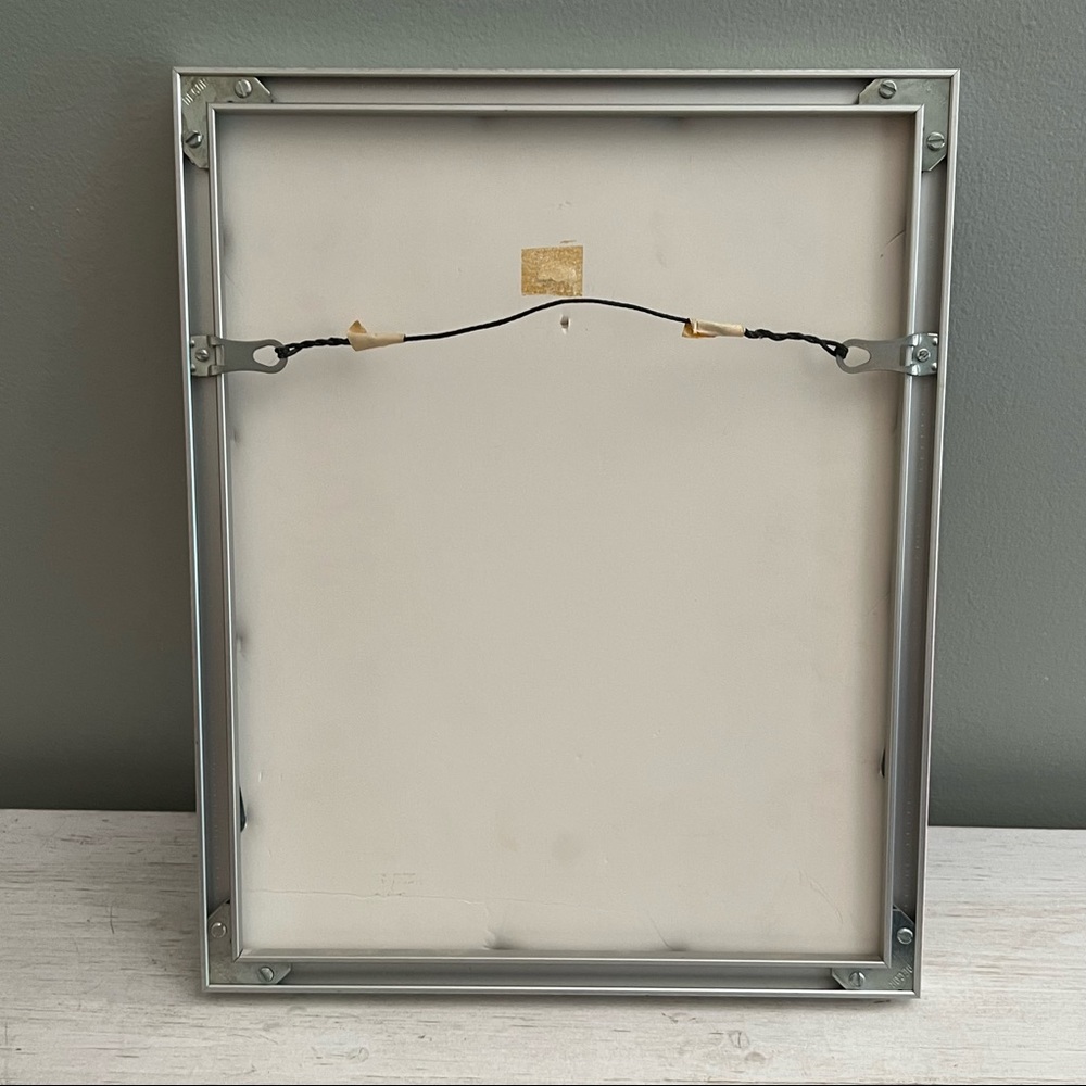 Artisan Signed Framed Bubble Bath Girl in Shell Artwork - Picture 7 of 14